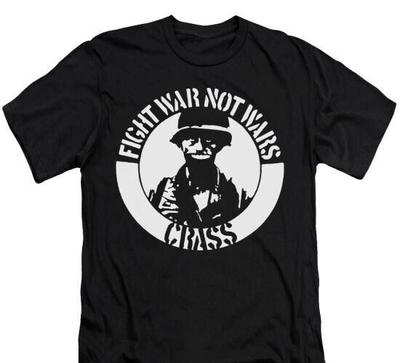 Crass - Футболка Fight War Not Wars, Рок Панк Готика Унисекс футболка