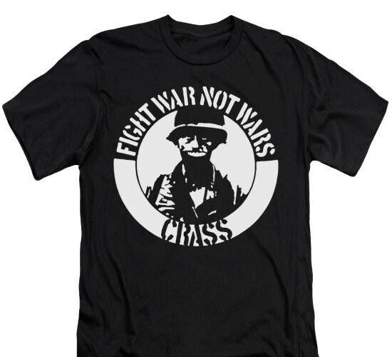 Crass - Футболка Fight War Not Wars, Унисекс футболка в стиле Рок Панк Готика