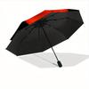 1pc Guns N Roses Automatic Umbrella Durable Iron Frame & Plastic Handle, Gift for Men & Women, Sturdy Construction,Playful Design y250826169