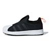adidas Оригинальные Superstar 360 Удобные Нескользящие Прочные Низкие Кеды для Скейтбординга Детские Кроссовки Черно-Белые B22503