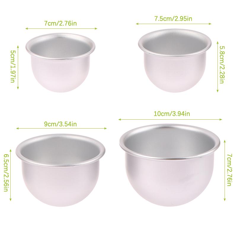 1шт алюминиевый сплав глубокий полукруг форма для торта кастрюля кукла платье украшение торта