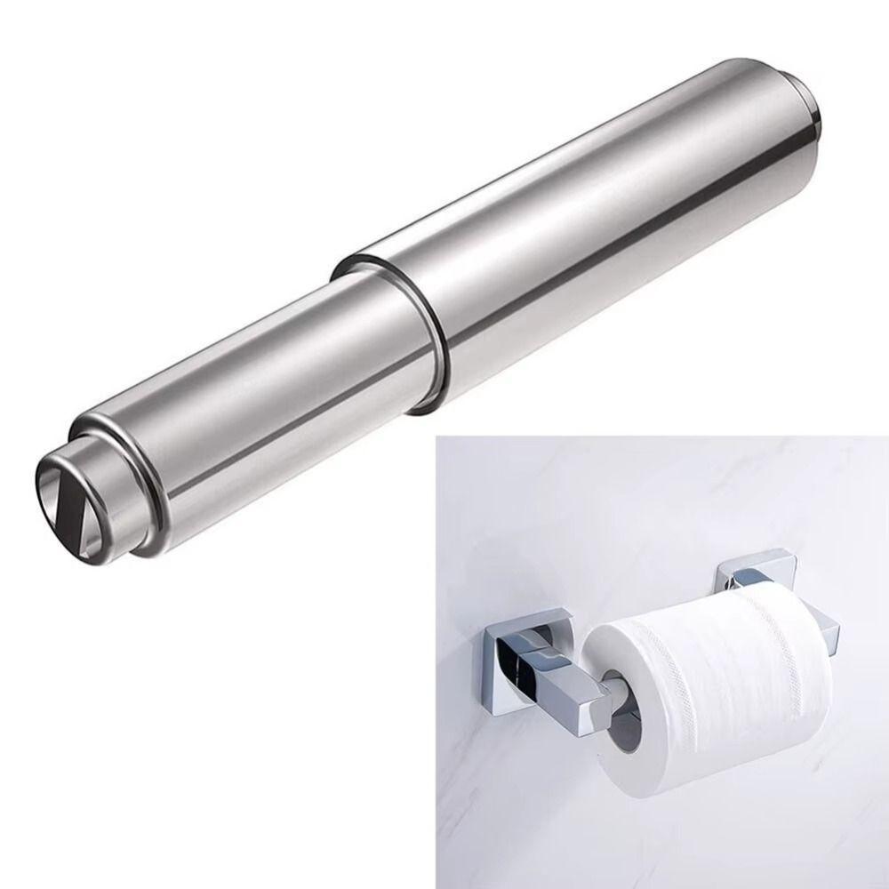 Stainless Steel Retractable Paper Holder Spring Loaded Paper Holder Spindles Restaurant