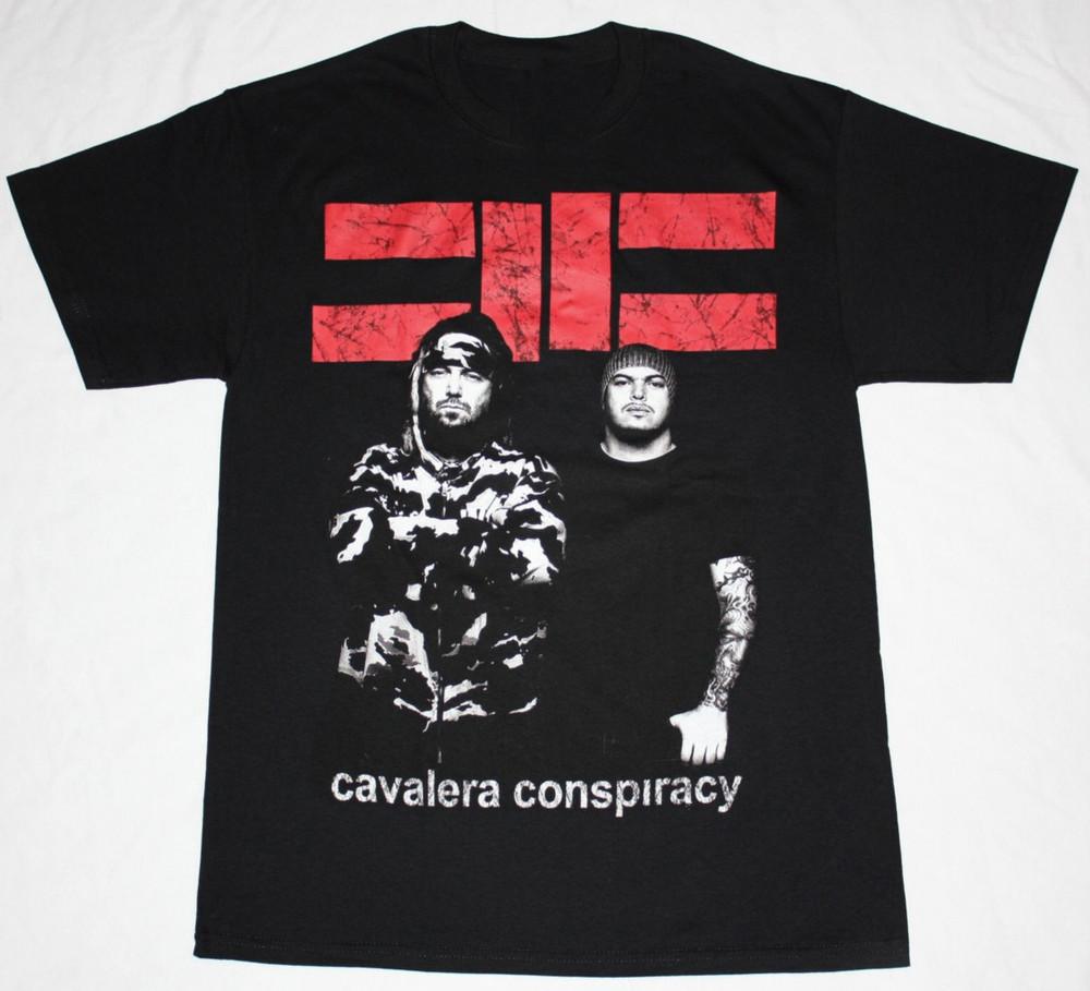 Коллекция CAVALERA CONSPIRACY Футболка Черная Все Размеры Подарок Для Фаната AR1376 Унисекс Футболка