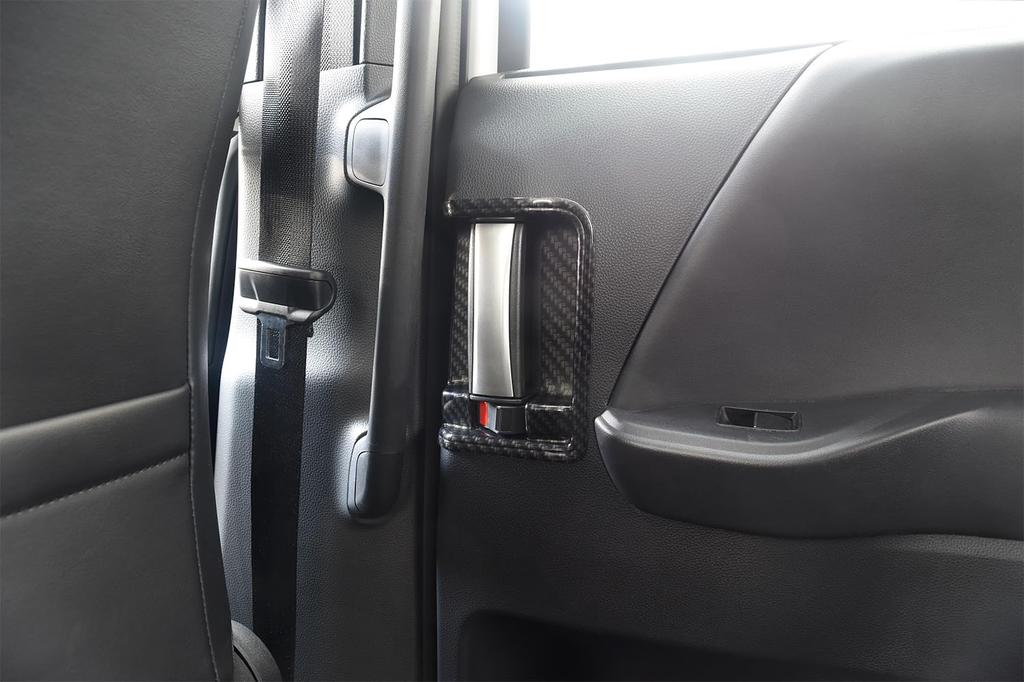 SecondStage T738DCB Toyota Noah/Voxy 90 Series Rear Door Bezel Panel Digital Carbon Style