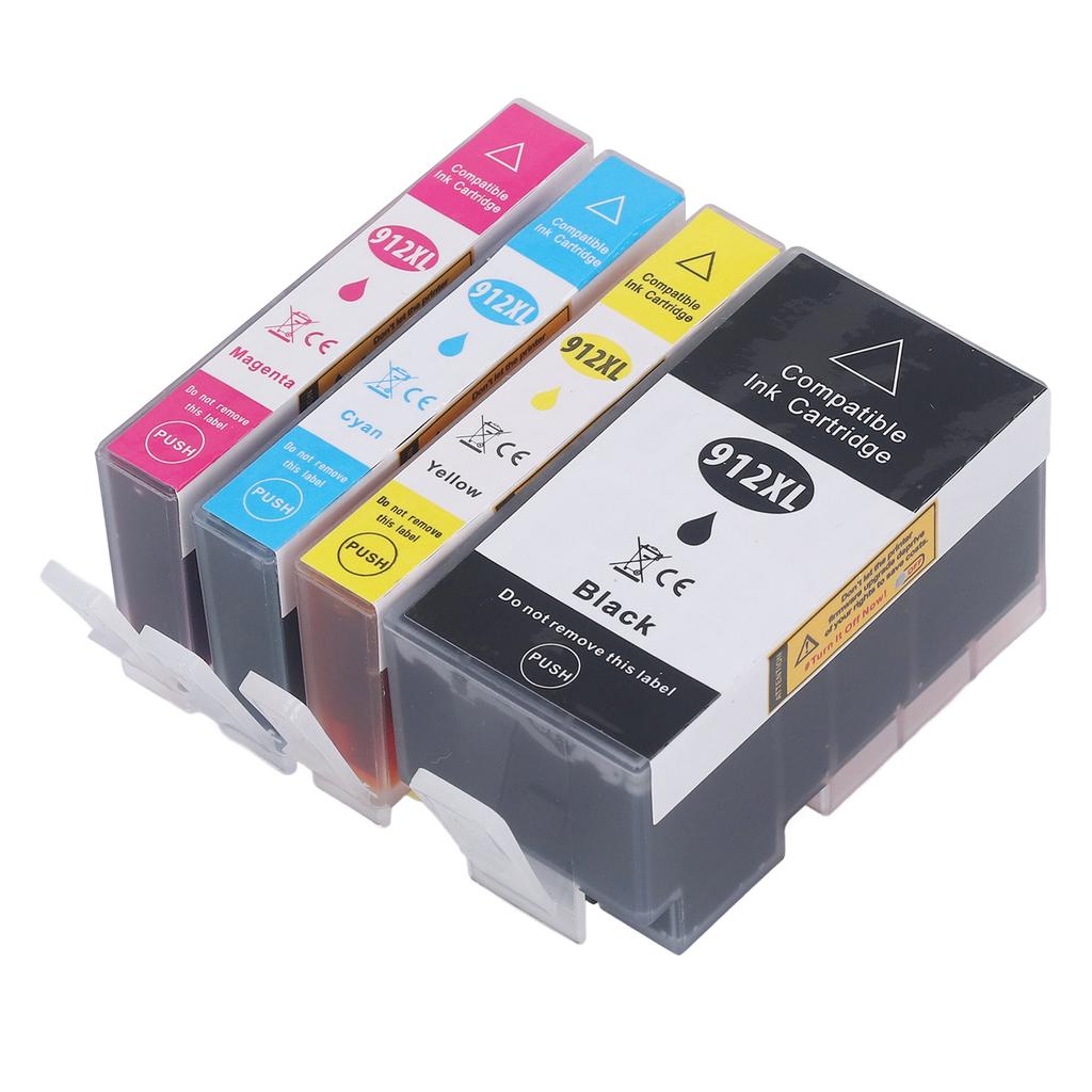 Printer Ink Cartridge Printer Clear Printing BK C M Y Ink Cartridge Replacement for OfficeJet 8010