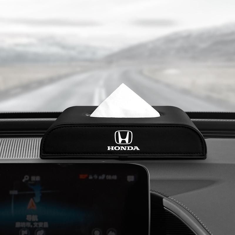 Компактный и стильный держатель для салфеток Honda из кожи с простой установкой