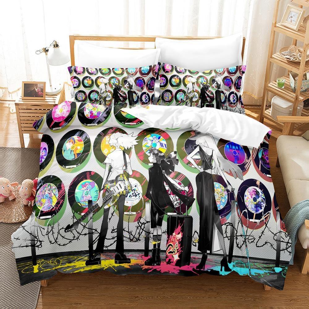 Fashion 3D Print Music Game  Muse Dash Bedding Set Single Twin Full Queen King Size Bed Set Adult Kid Bedroom Duvet Cover Sets