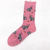 Cotton Cute Women Socks Hosiery Animal Print Originality EMA