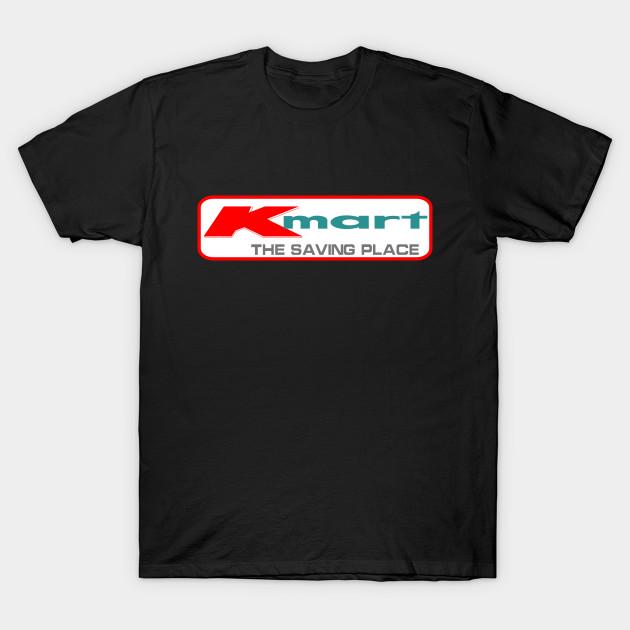 Asian Size Men Black Print T-shirt Kmart The Saving Place No-Cut Heat Transfer Print Cotton Tshirt