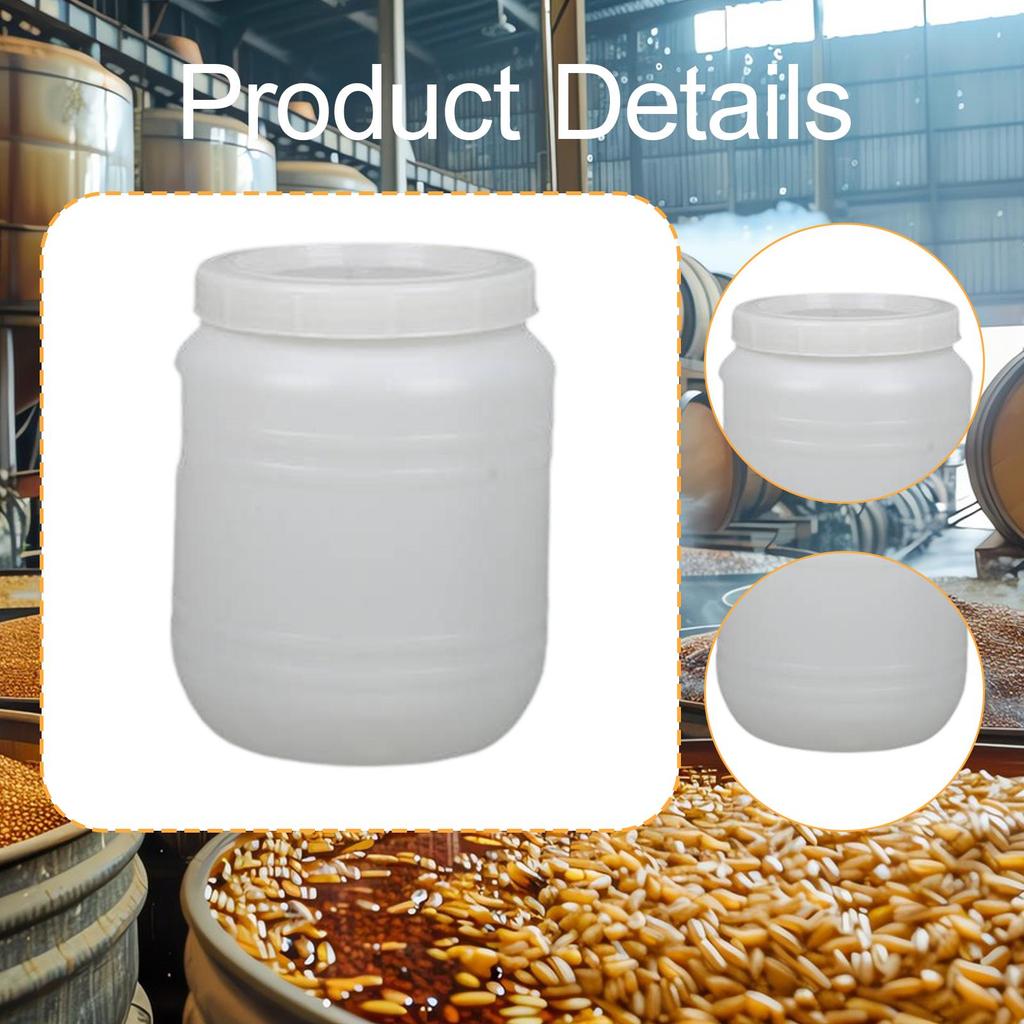 Water Bucket Bin with Lid Sturdy Heavy Duty Practical Honey Pail Barrel for Laundry Paint Tools Rice Fishing