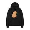 Cartoon Anime Print Fashion Sweatshirt Hip Hop Casual Unisex Autumn Winter Fleece Oversize Streetwear Tops Sudaderas