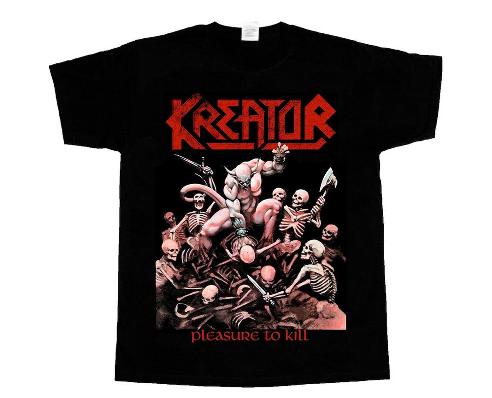 Kreator Pleasure to kill Футболка МУЖСКАЯ ЖЕНСКАЯ Унисекс Футболка