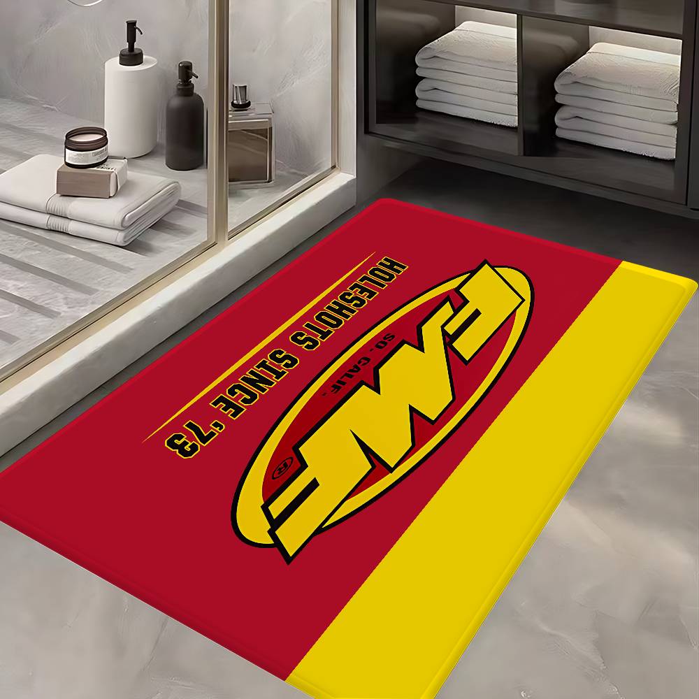 FMF Racing Logo Bathroom Mat Anti-slip Absorb Water Long Strip Cushion Bedroon Mat Welcome Doormat