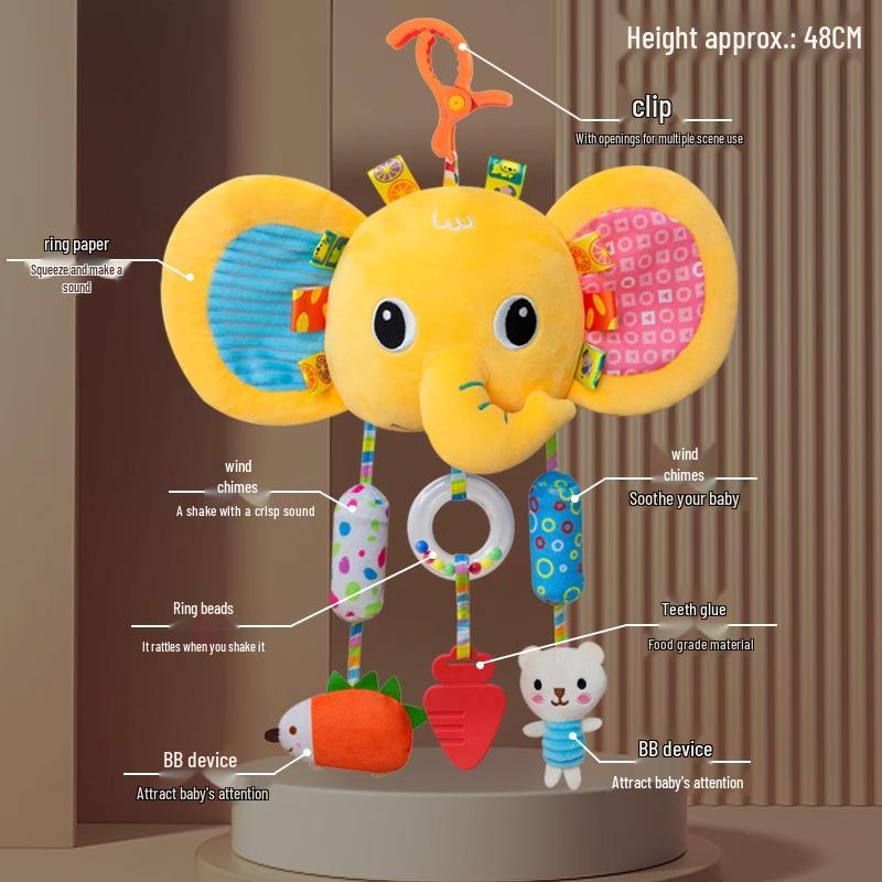 Подвесная погремушка-колокольчик для детской коляски и кроватки