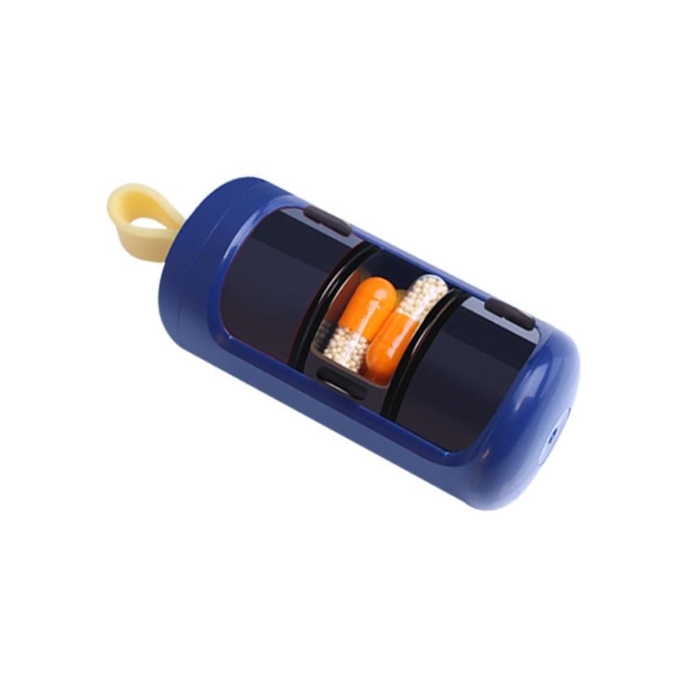 Plastic Pill Storage Box Moisture-proof Medicines Dispenser Box Portable Pill Case