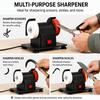 Abrasive Wheels Mini Bench Grinder Adjustable Speed Dual Wheel Grinder Desktop Grinding Machine