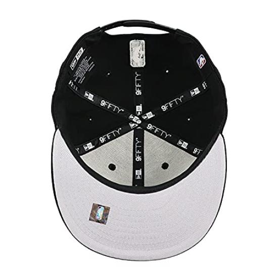 Кепка-snapback New Era 9FIFTY NBA Chicago Bulls 70558225, Вышитый логотип Быка, Регулируемая кепка, Один размер, Черный x Красный