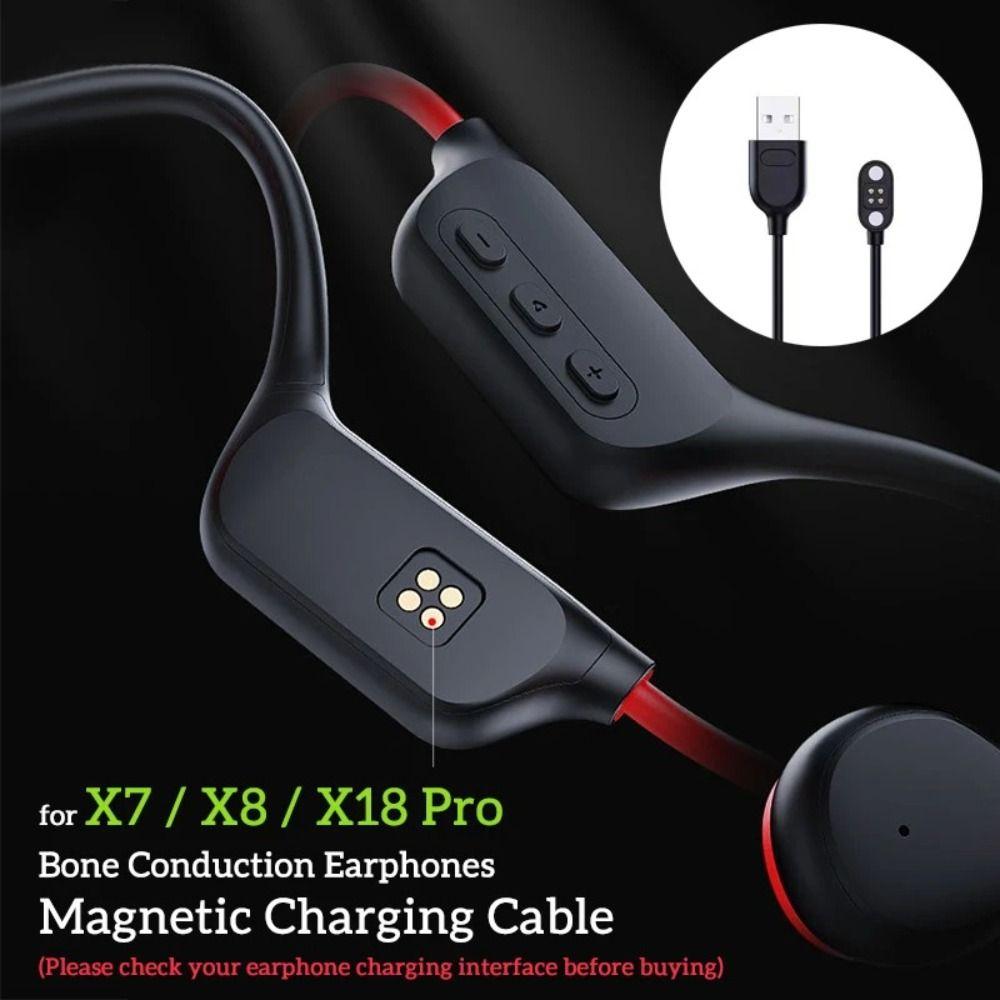 Magnetic Headphone Charger USB Power Cord for YUANS X7/X8/X18pro Earphone Accessories