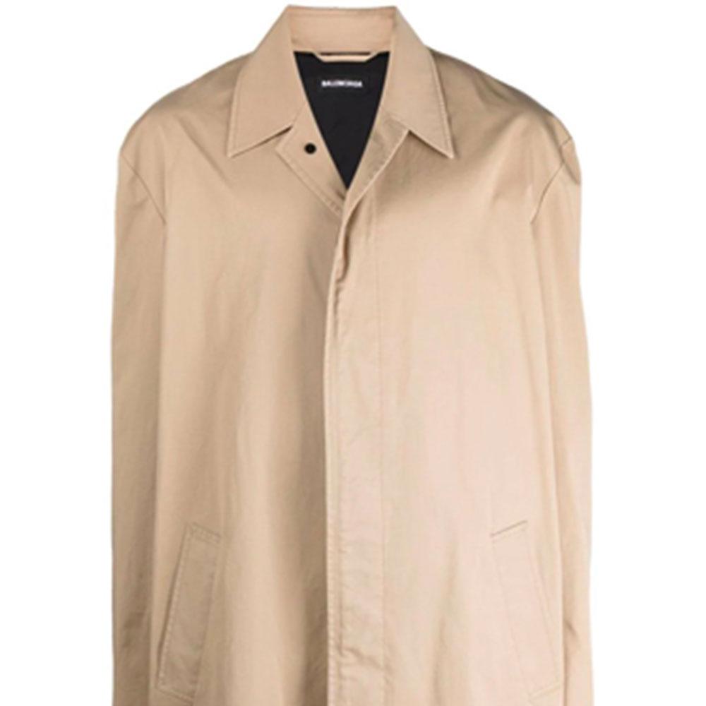 Balenciaga FW21 Trench Coat Men's Khaki 626535TBP019799