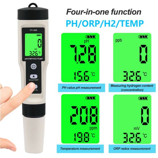 PH-метр, цифровой тестер качества воды, высокая точность, водонепроницаемый, с питанием от батареи, портативный тестер PH для питьевой воды, ручка