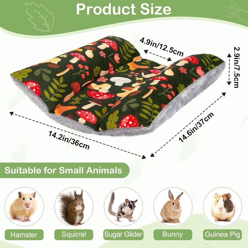 Soft Thickened Rabbit Bed Mat Washable Double-Sided Rabbit Cushion with Cotton Lounger Pillows Cuddle Cushion Mat Rabbit