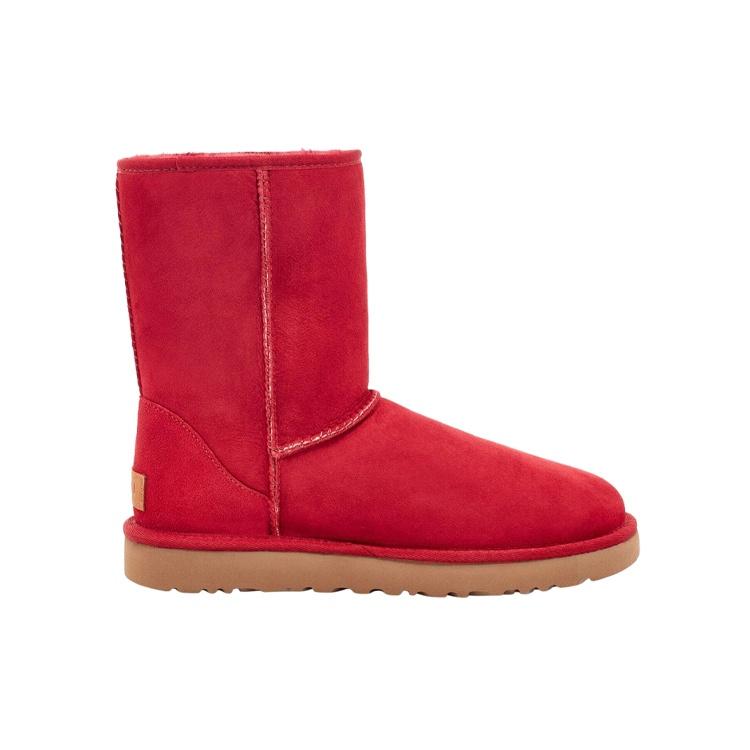 (WMNS) UGG Classic Short II 'Красный' Женские 1016223-KSS