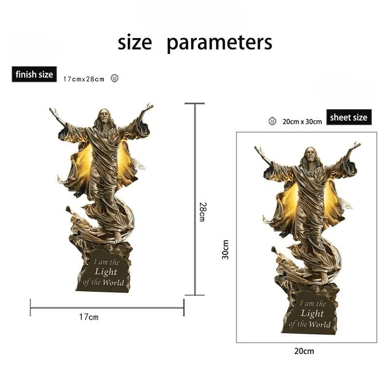 20x30 см Наклейки на стену Рождественские молитвенные наклейки для украшения оконного стекла Водонепроницаемые наклейки из ПВХ