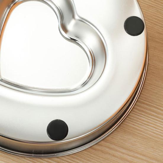 Slow-Eating Dog Bowl Heart-Shaped Ridge Anti-Slip Design Bloating Prevention Dog Dish Pet Digestion Aid Bowl