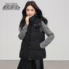 SNOWFLYING Women's Lightweight Hooded Down Vest