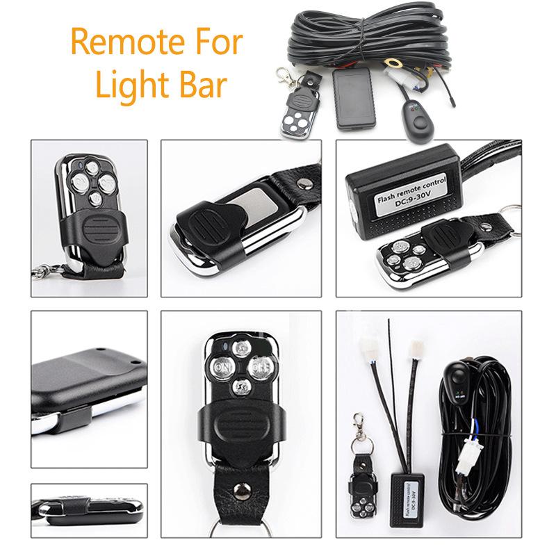 300W Universal Led Light Bar Wiring Harness Kit 16/18Awg With 12V 40A Relay On Off Switch For Off Road Truck Suv Atv Utv Boat