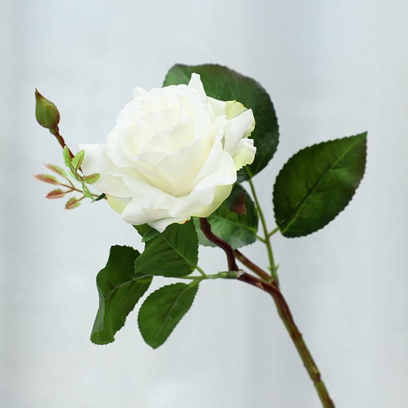 Имитация влажности рук 2 розы Домашнее украшение Бонсай Имитация букета искусственных цветов