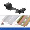 C45 Rail Cover: DIN35mm Card Slot Protector for PZ30 Distribution Box & DZ47 Breaker