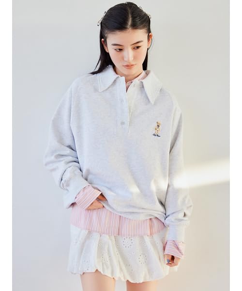 Lily Brown LilyBear Classic Shirt LWFB251069 Pink Women's