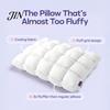 Comfortable Head Cushion Puff Cooling Pillow, Soft Breathable Quilted Sleeping Machine Yet Supportive Pillow Washable, Fluffy Cloud-like for Side And
