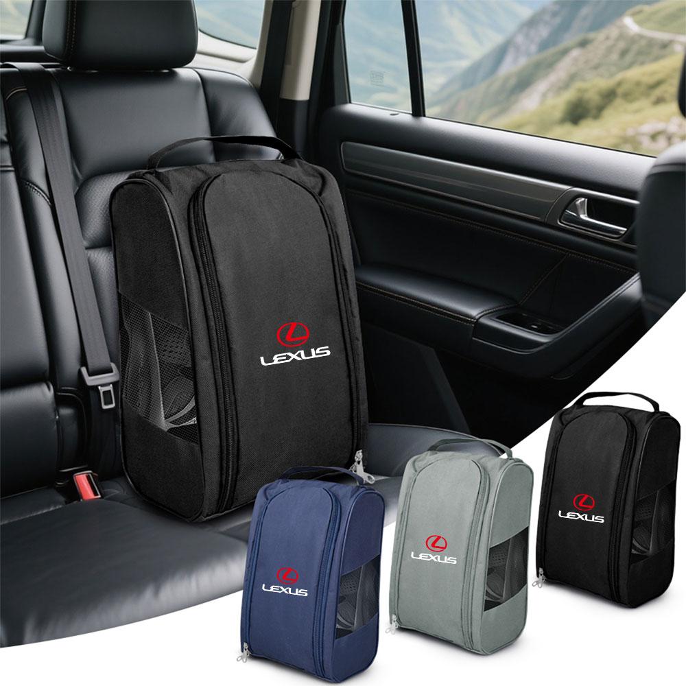 Car Emblem Storage Bag Portable Sneaker Organizer Accessories For Lexus LS IS350 ES300h ES300 IS250 IS220d NX350h RX GS350 LX570