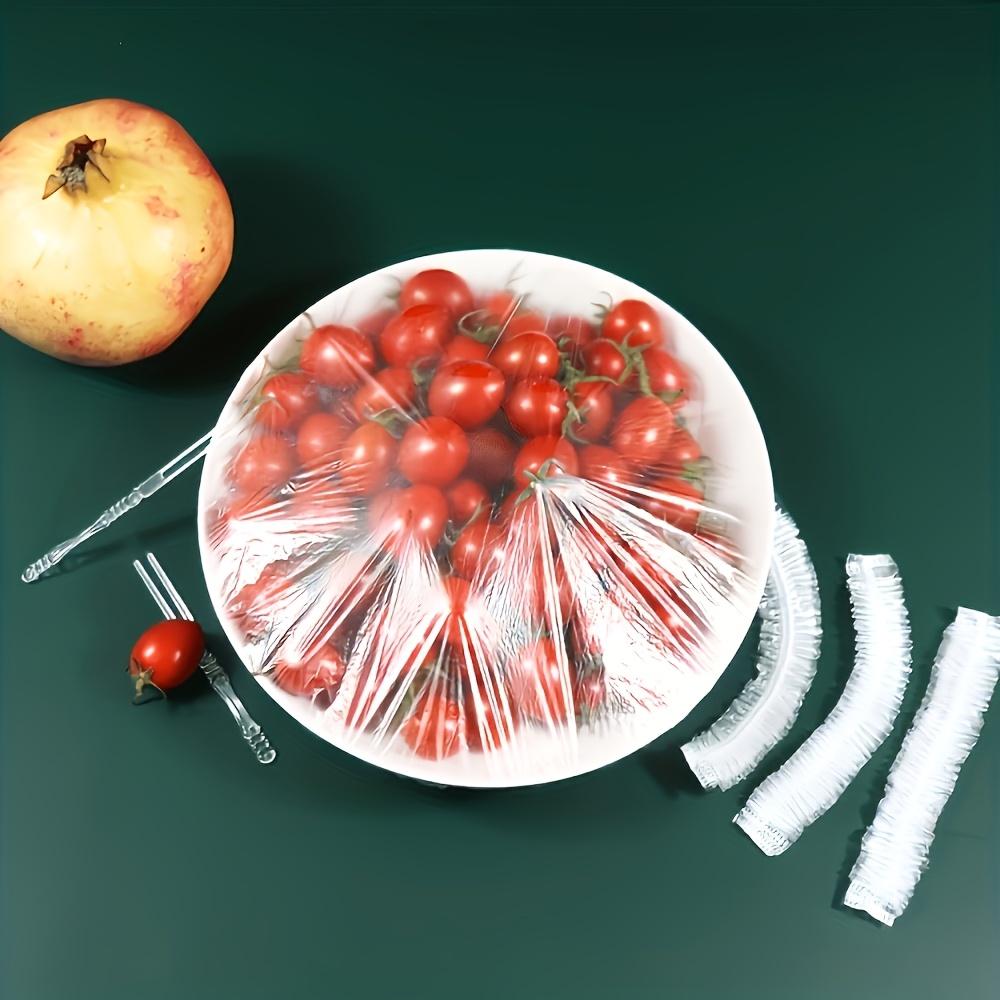 Large size 100 pieces of color food grade cling film cover disposable refrigerator, fruit and food dust cover