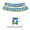 Football-Themed Party Supplies, Birthday Decoration, World Cup Tableware, Party Atmosphere, Banner Props