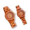 DEMI Wooden stylish pair natural comfortable to environmentally friendly equipped with a Japanese comfortable to comes with a gift wooden box in watch