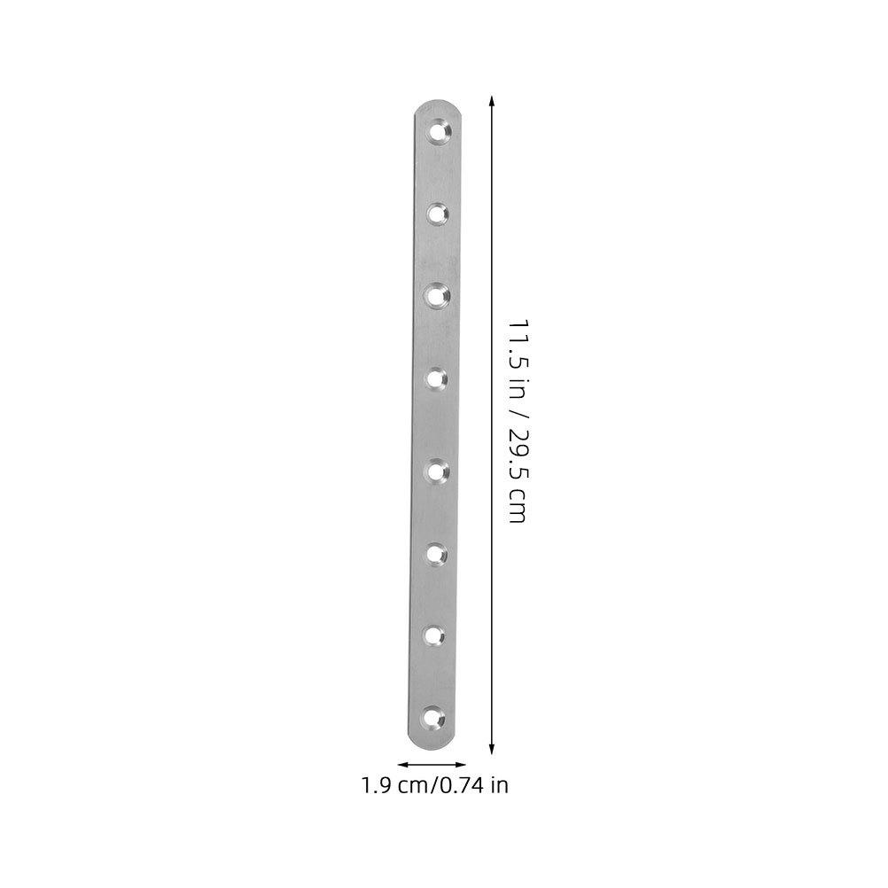 1 set Flat Mending Plate Stainless Steel Repair Connector Brackets For Wood Furniture Fixing Durable Straight Bracket