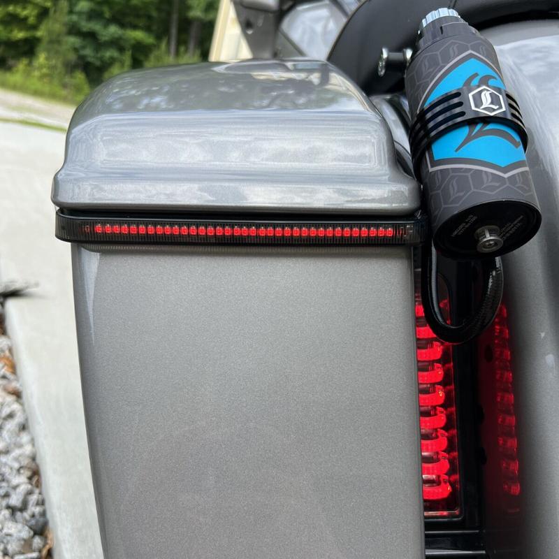 NEW LED Tracer Rear Saddlebag Lights for Harley CVO Street Glide/Road Glide/ST (2023-2025) - Turn/Brake/Run Indicator
