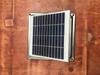 2.5w Solar Ventilation Fan  Custom Brushless DC Motor Stainless Steel Housing 120mm Duct Diameter for Shed Greenhouse Dog House