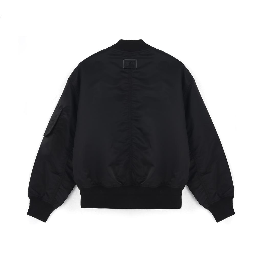 Новые пуховики с базовым логотипом MLB, унисекс, черные 3AJPB0321-50BKS