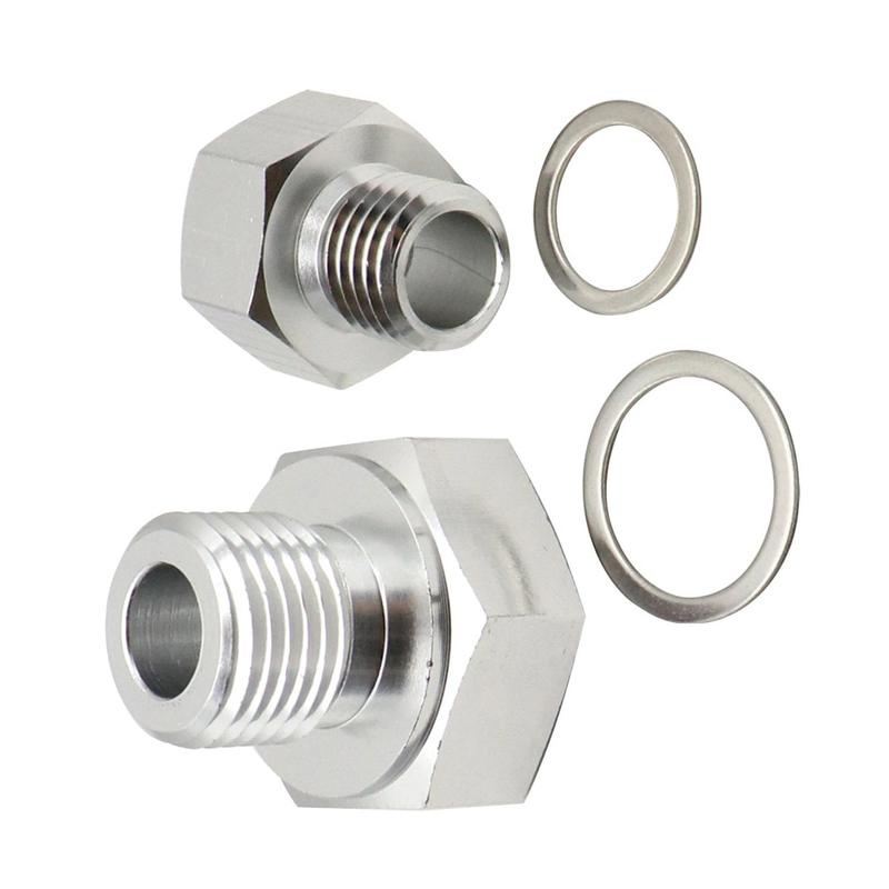 for LS1 4.8 5.3 6.0 Swap M12 M16 Engine Oil Pressure Coolant Temp Gauge Fitting Adapter