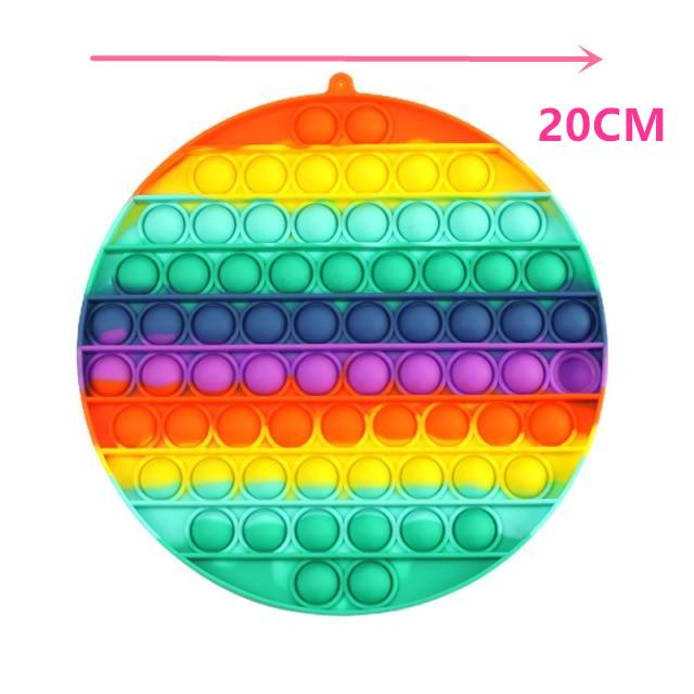 Новый Push Bubble Fidget антистрессовые игрушки для взрослых и детей Единорог динозавр Pop Fidget Сенсорная игрушка Аутизм Особые потребности средство для снятия стресса