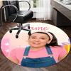 Personalized M-Ms Rachel Round Chair Office Rug - Perfect for Mat, Office Chair & More - Ideal Gift for Birthdays and Holidays
