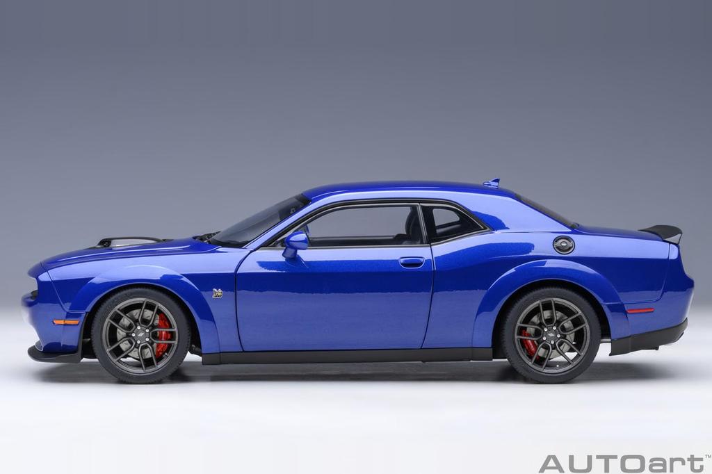 AUTOart Dodge Challenger Scat Pack Wide Body 2022 INDIGO Blue Готовый продукт 1/18 R/T СИНИЙ/Металлик