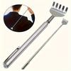 Telescopic Back Scratcher, Stainless Steel Extendable Back Scratcher, Portable Itch Reliever for Seniors