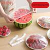 34CM 50/100/200pcs Reusable Disposable Food Cover Plastic Wrap Durable Elastic Food Lids Kitchen Fresh Keeping Bag