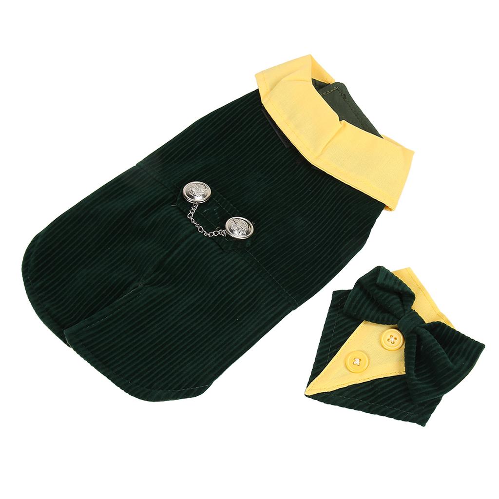 Dog Suit Costume Soft Comfortable Formal Bow Tie Dog Suit for Wedding Party Halloween Birthday Cosplay