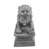 2 шт. 4,5*2,2*3 см Мини-каменный лев в китайском стиле Статуя льва Настольный Фэн-шуй Микро Ландшафтный Декор Бонсай Декор Города львов